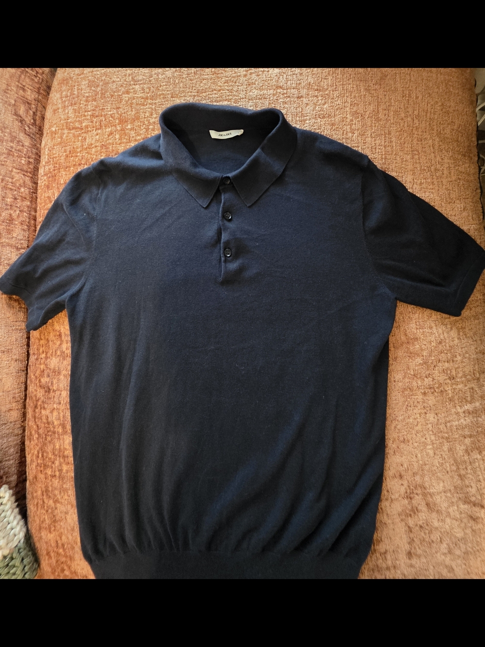 Jac+Jack Men's Short-Sleeve Polo in Dark Navy - Large